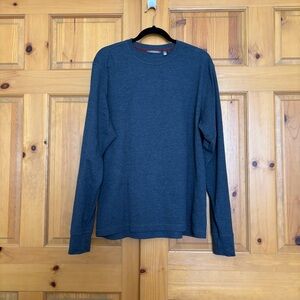 Men's Blue Long Sleeve lite sweater